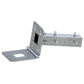 Adaptation for | concrete fixture | foldable, round tube is inserted through the adapter plate